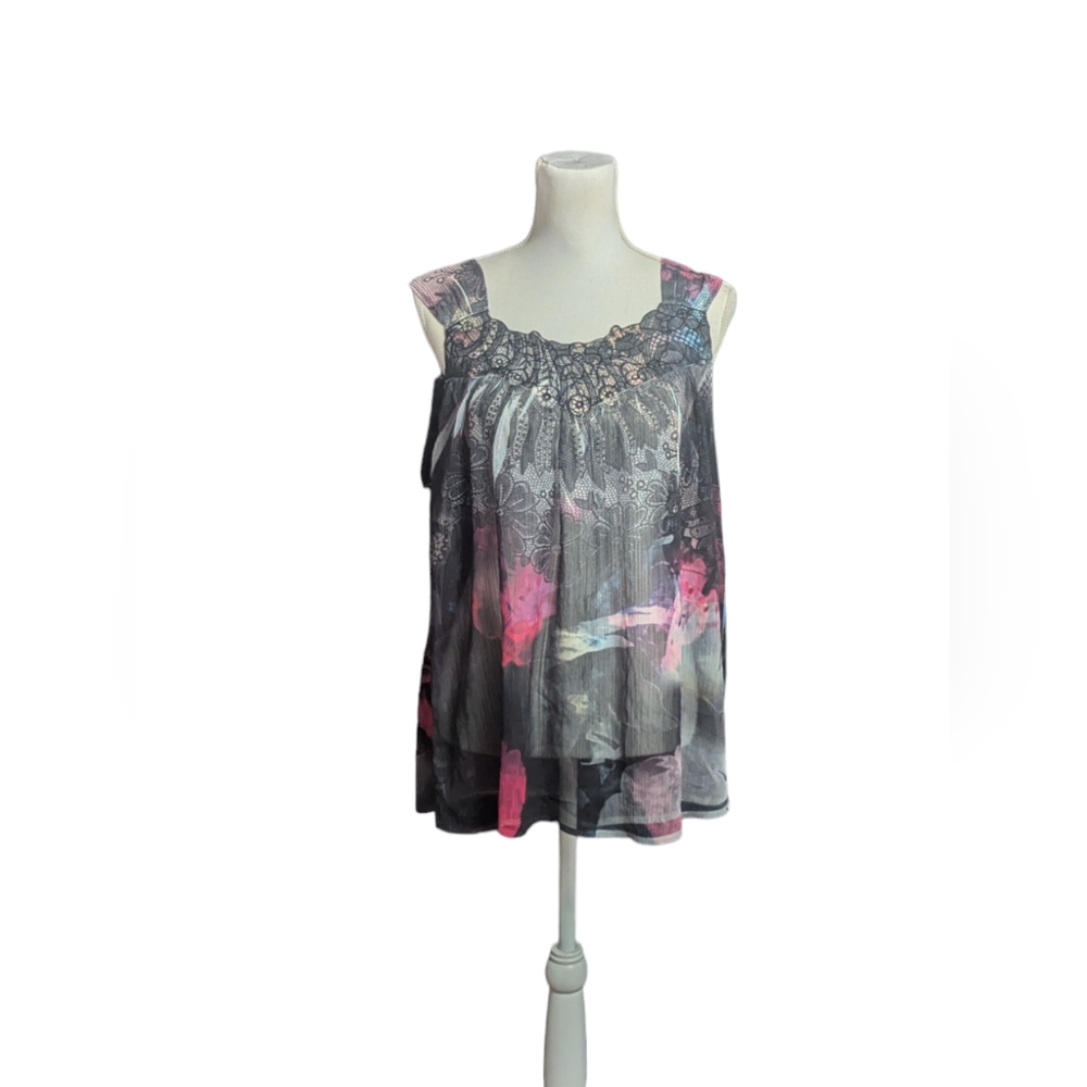 CJ Banks Sleeveless Top